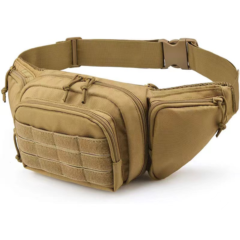 Tactical Waist Bag with Hidden Pockets for Safety